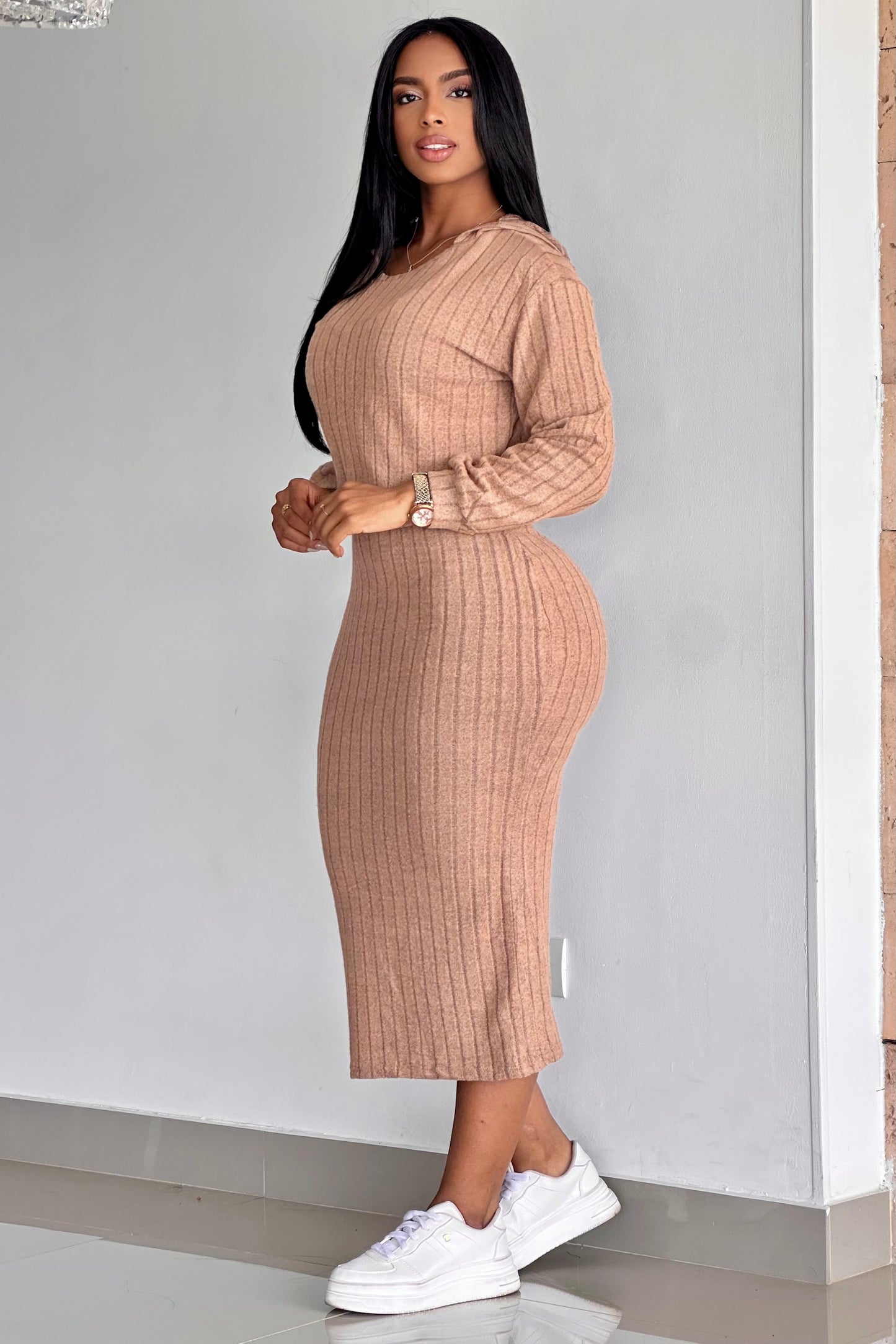 VESTIDO CON BUZO DE CAPUCHA - VBC