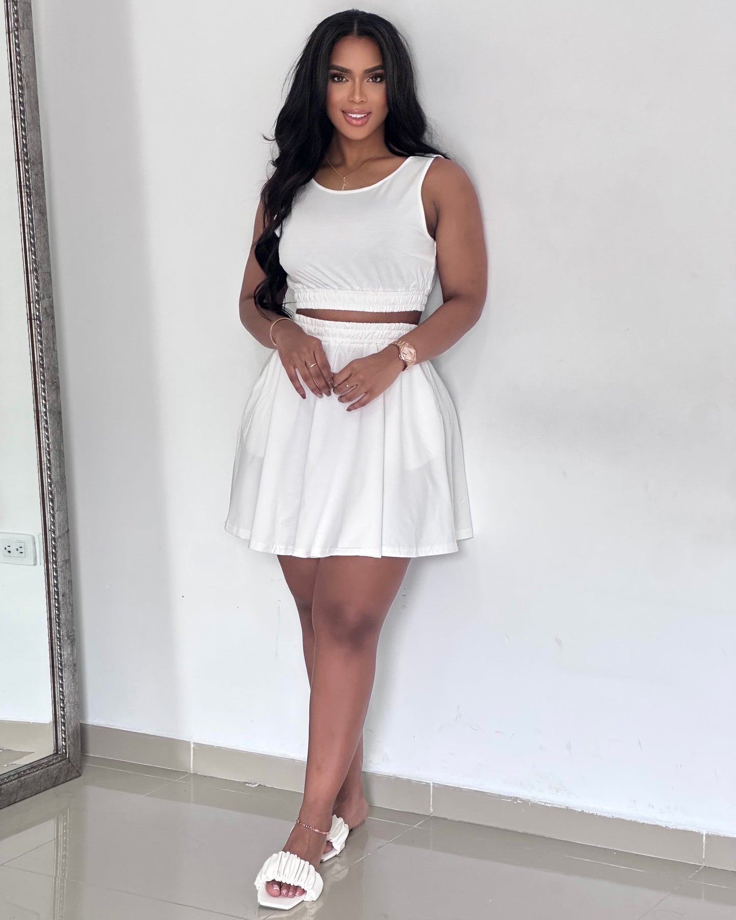 CONJUNTO FALDA CORTA - 27045