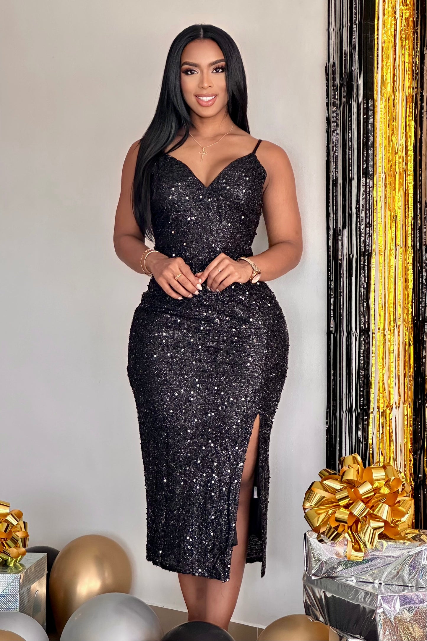 VESTIDO LARGO TIPO CORSET CON VARILLA EN SATIN GRUESO - 88038