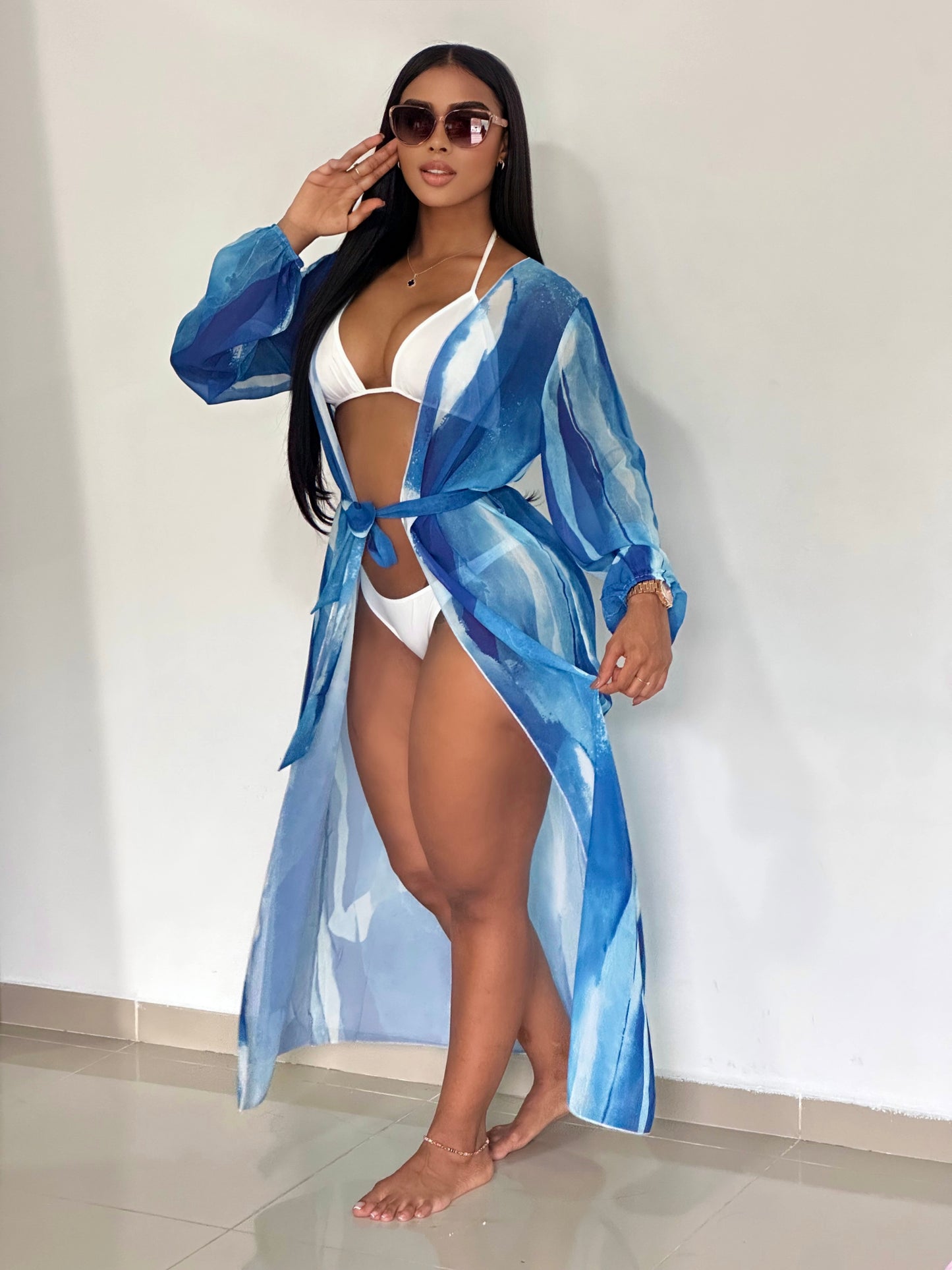 VESTIDO DE BAÑO TELA CEPRÉ - NYLON SPANDEX - 00976