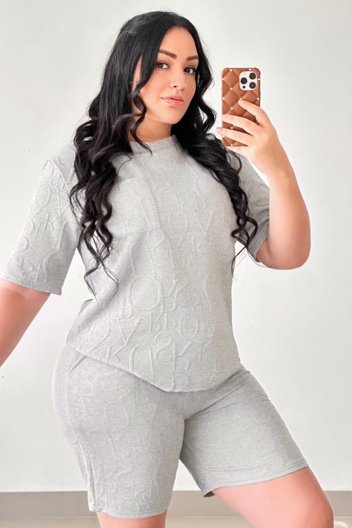 CONJUNTO UNICOLOR TELA RELIVE - K-004