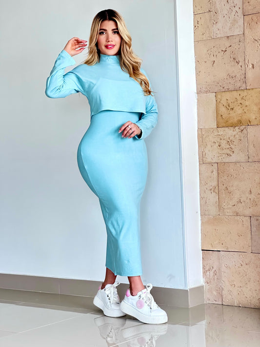 VESTDO BASICO CON BUSO ALGODON - 02369