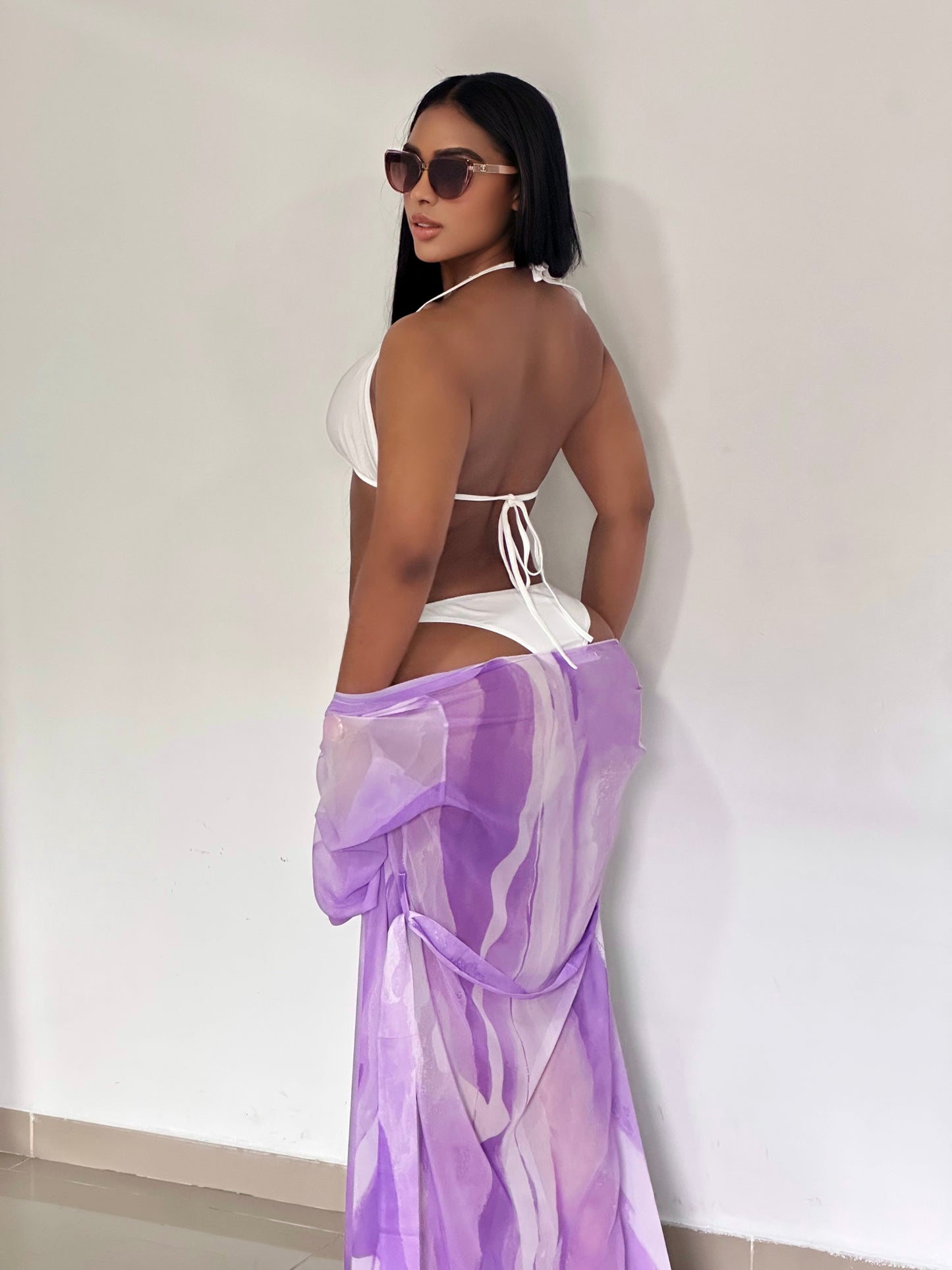 VESTIDO DE BAÑO TELA CEPRÉ - NYLON SPANDEX - 00976