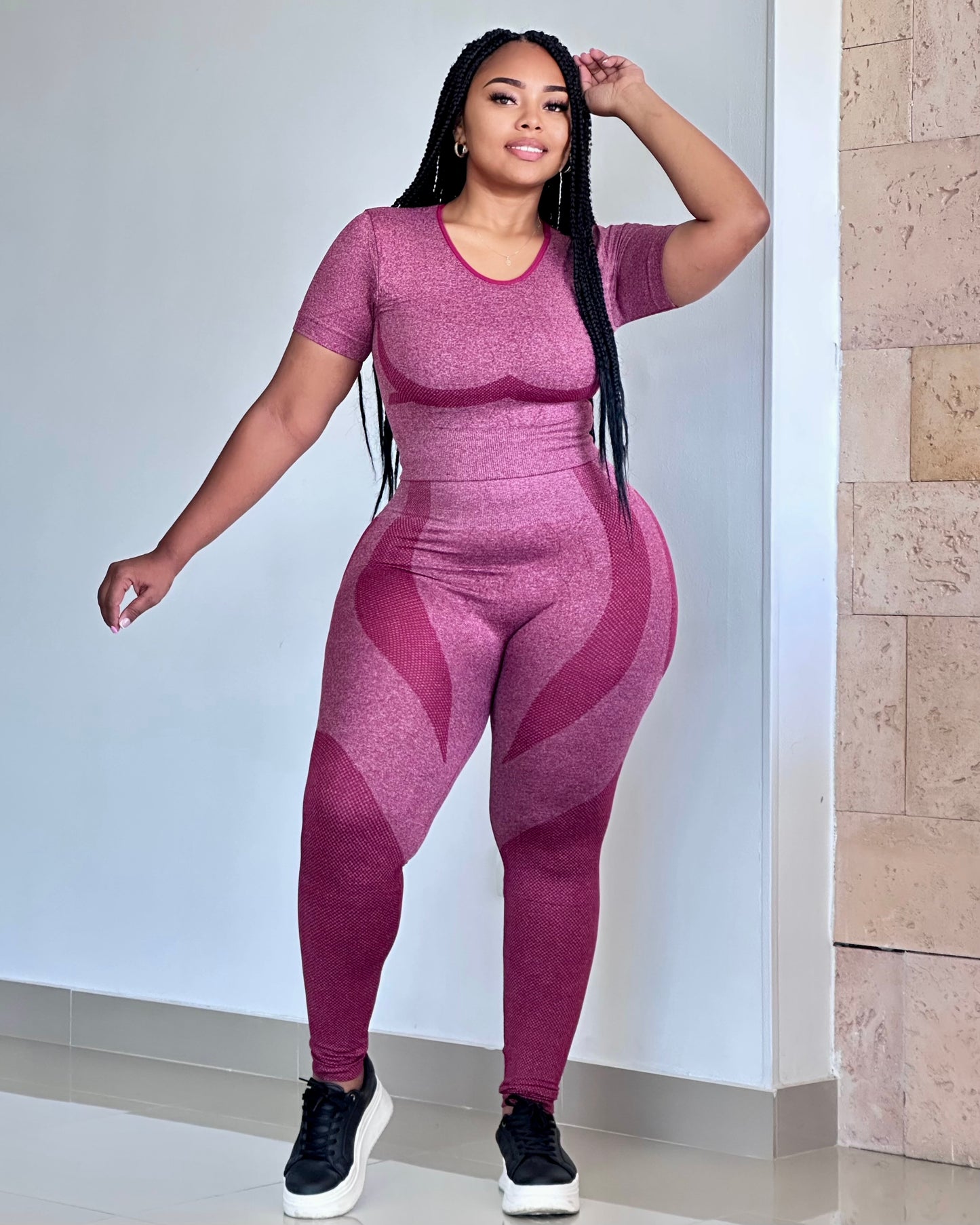 CONJUNTO BASICO BLUSA MANGA HILO - WF10