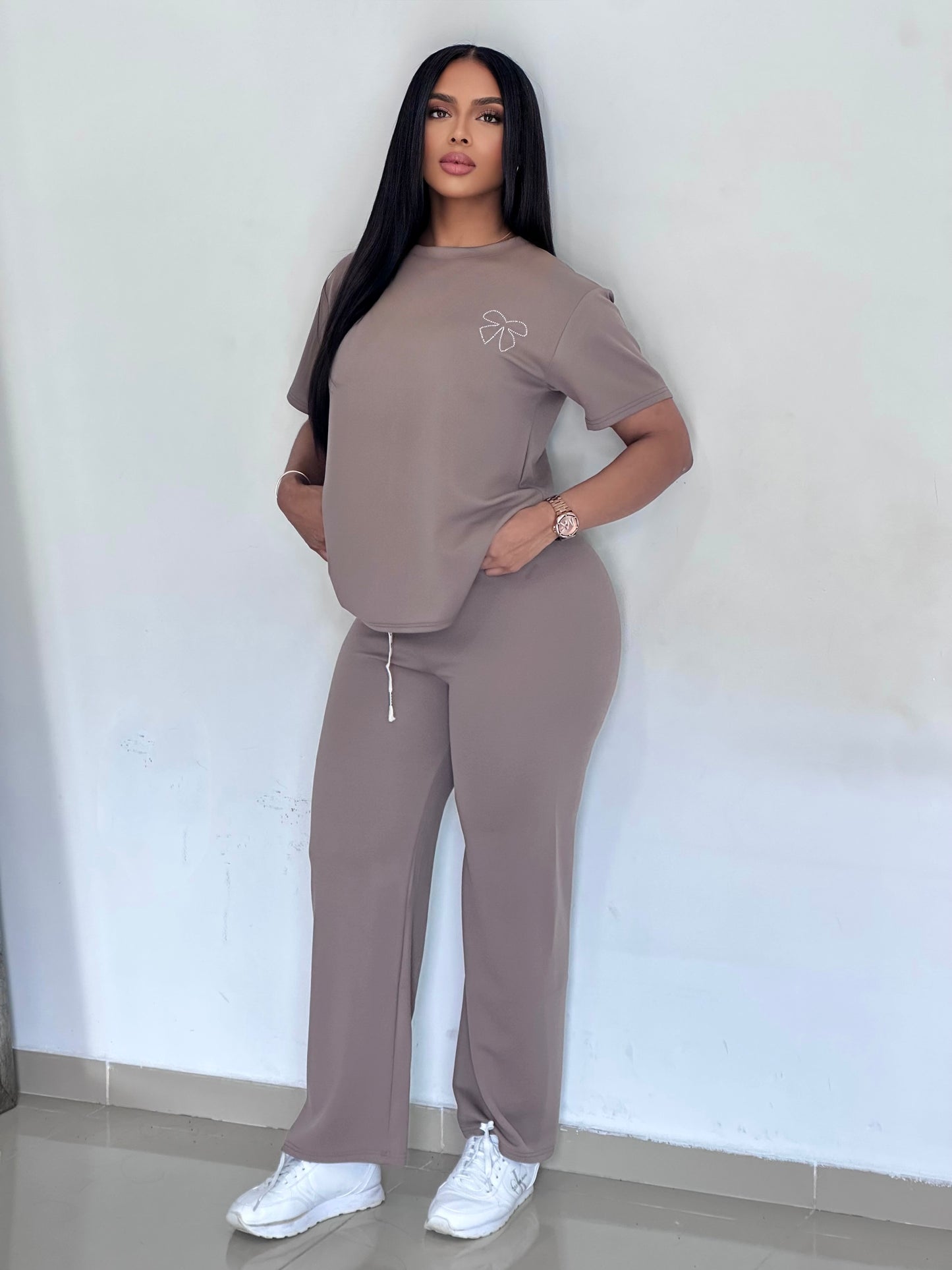 CONJUNTO RIB BLUSA MOÑO - N7-513