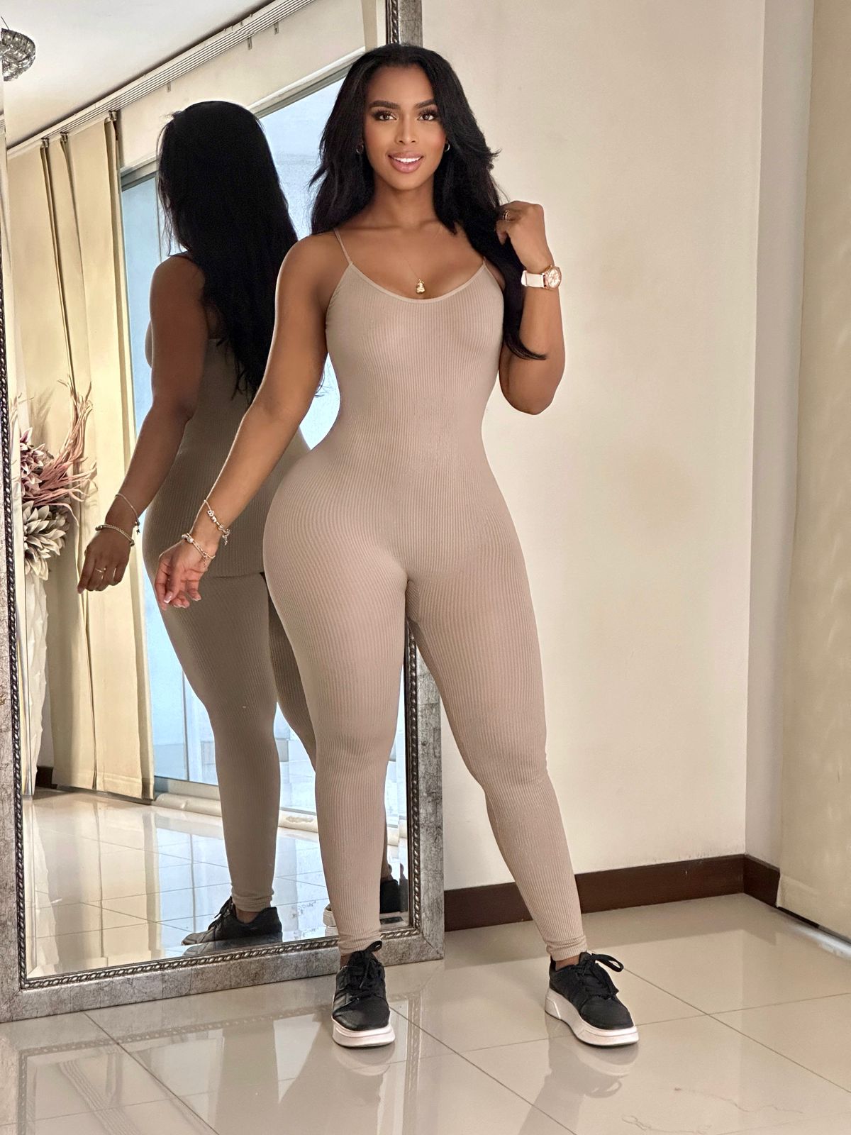 ENTERIZO LARGO TIRAS HILO - IC038