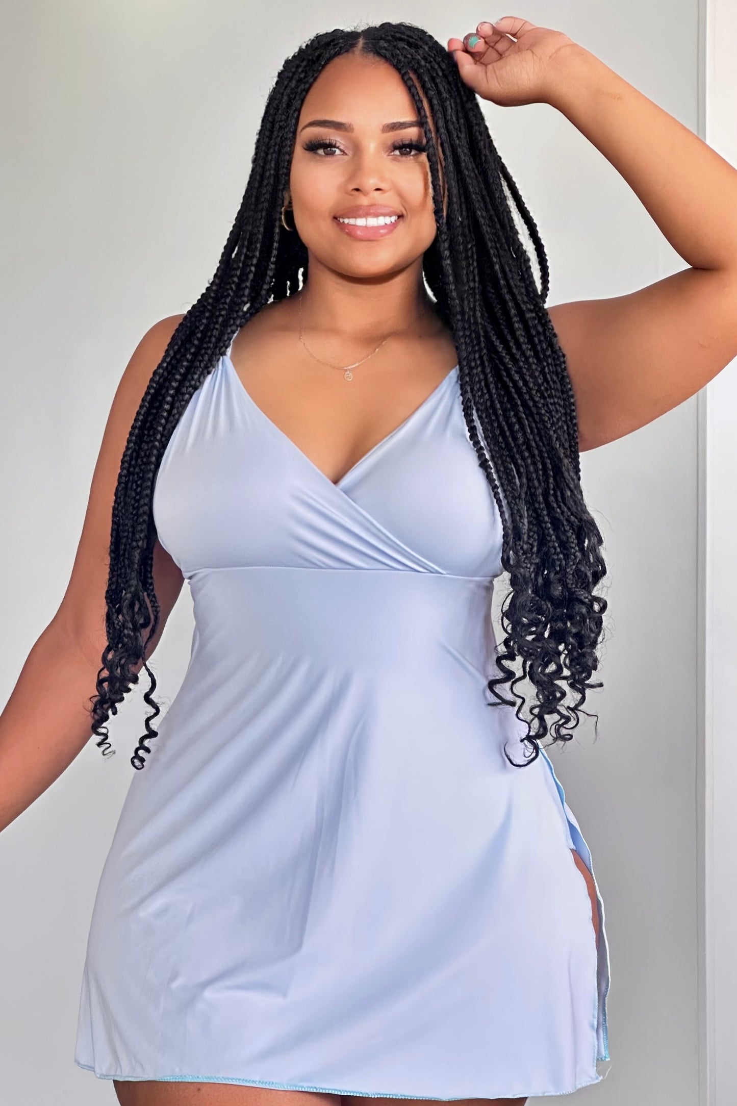 VESTIDO DE BAÑO EN POLILYCRA CON PAREO - VB-058PL