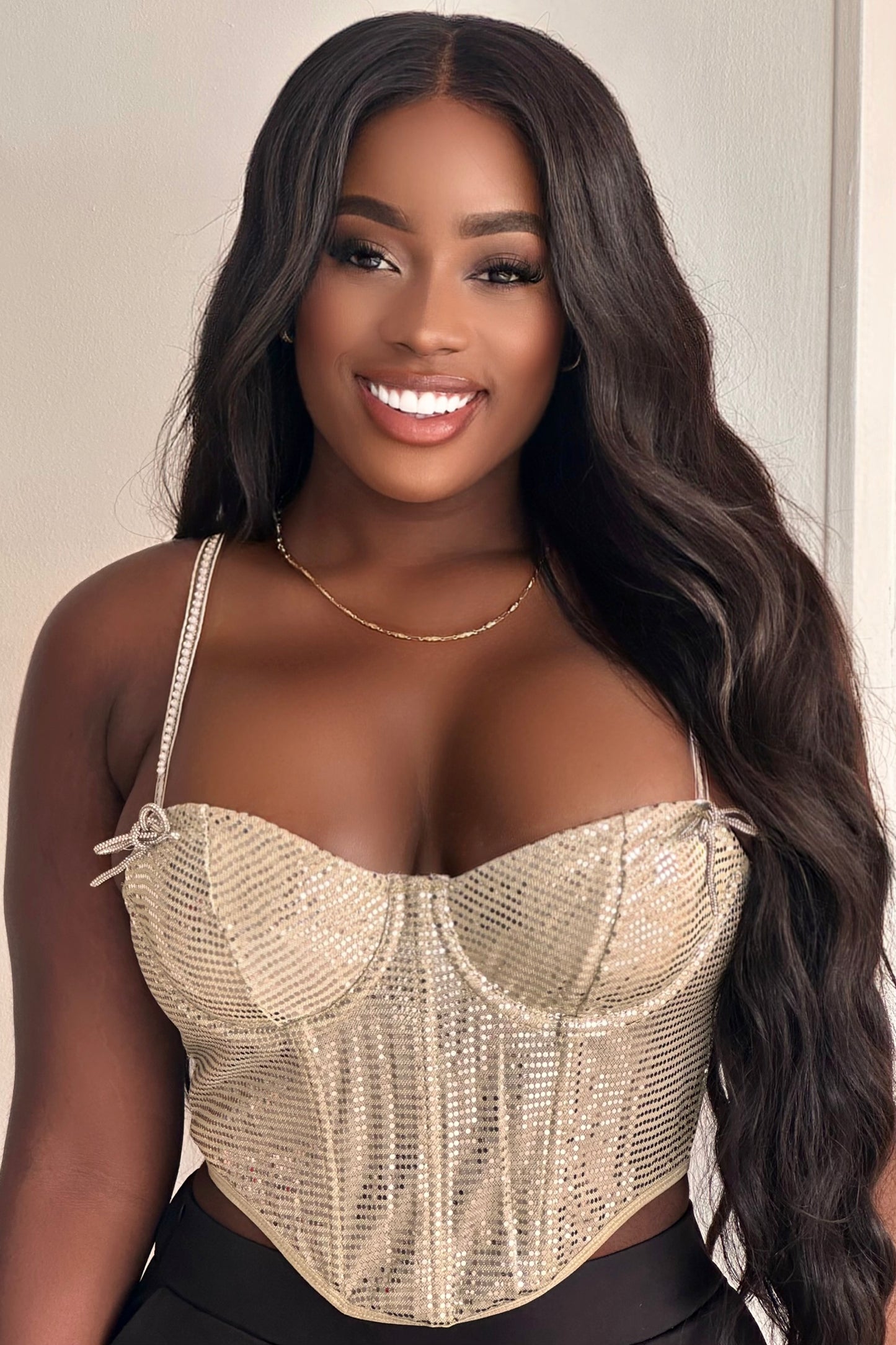 CORSET MOÑO BRILLANTE - GM2505