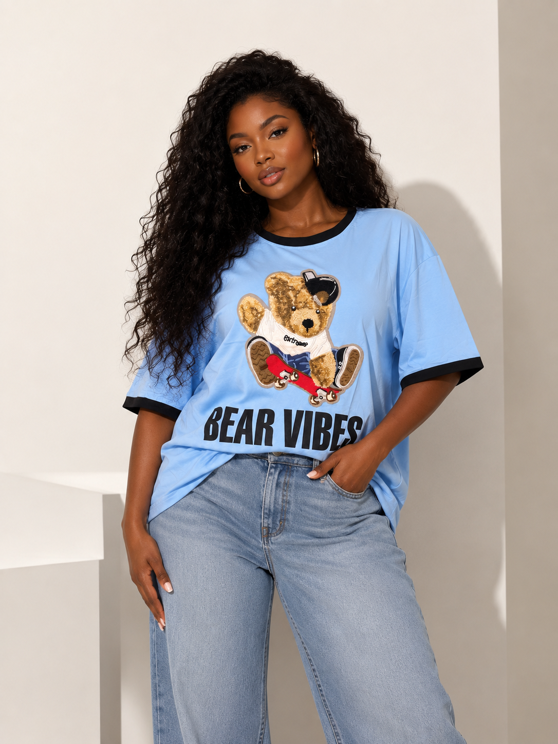 BLUSA OSO EN RELIEVE - 01889