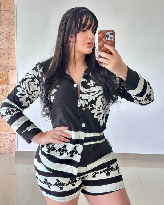 CONJUNTO ARABESCO MANGA LARGA - BC-401