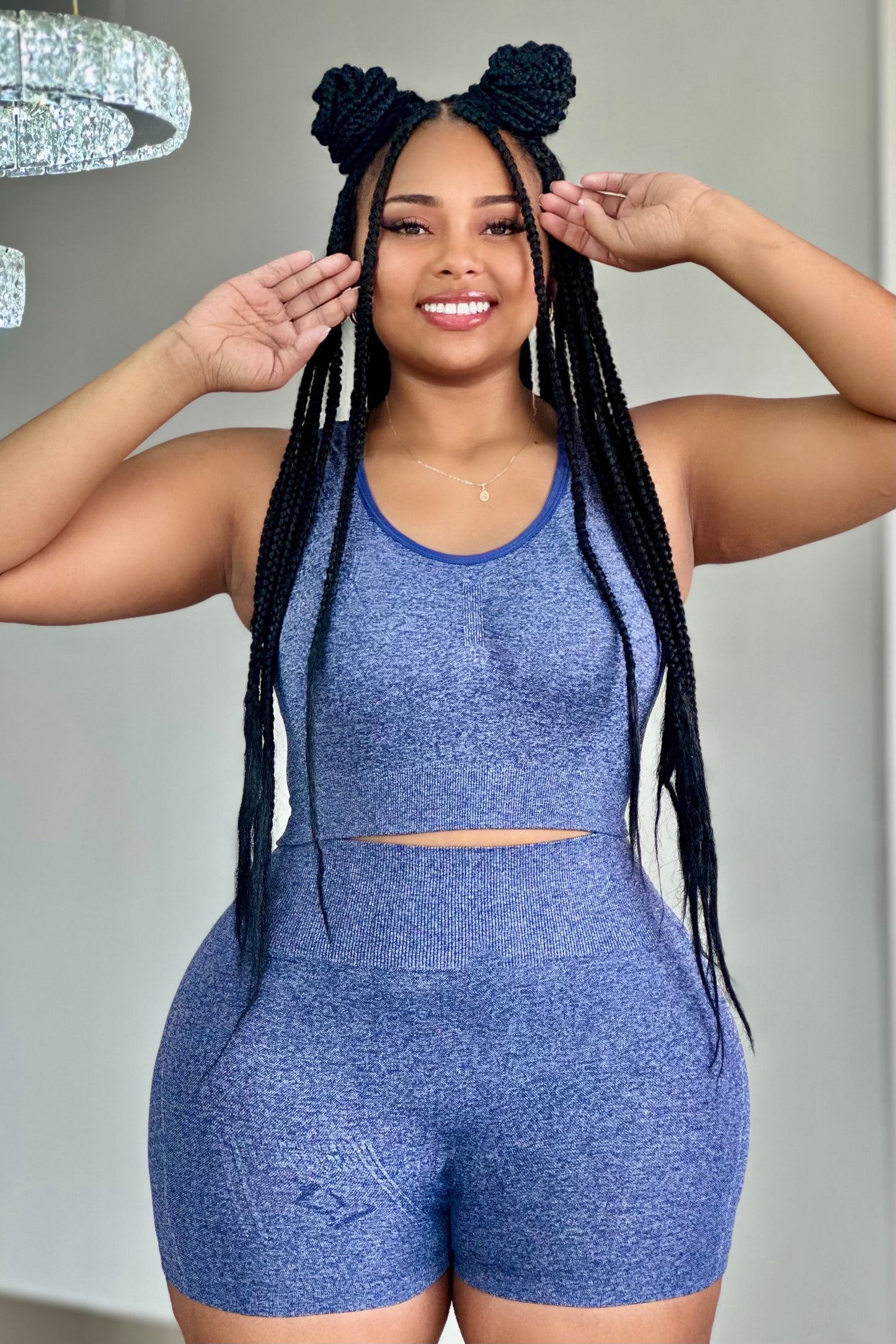 CONJUNTO CORTO BLUSA SIZA HILO - 15150
