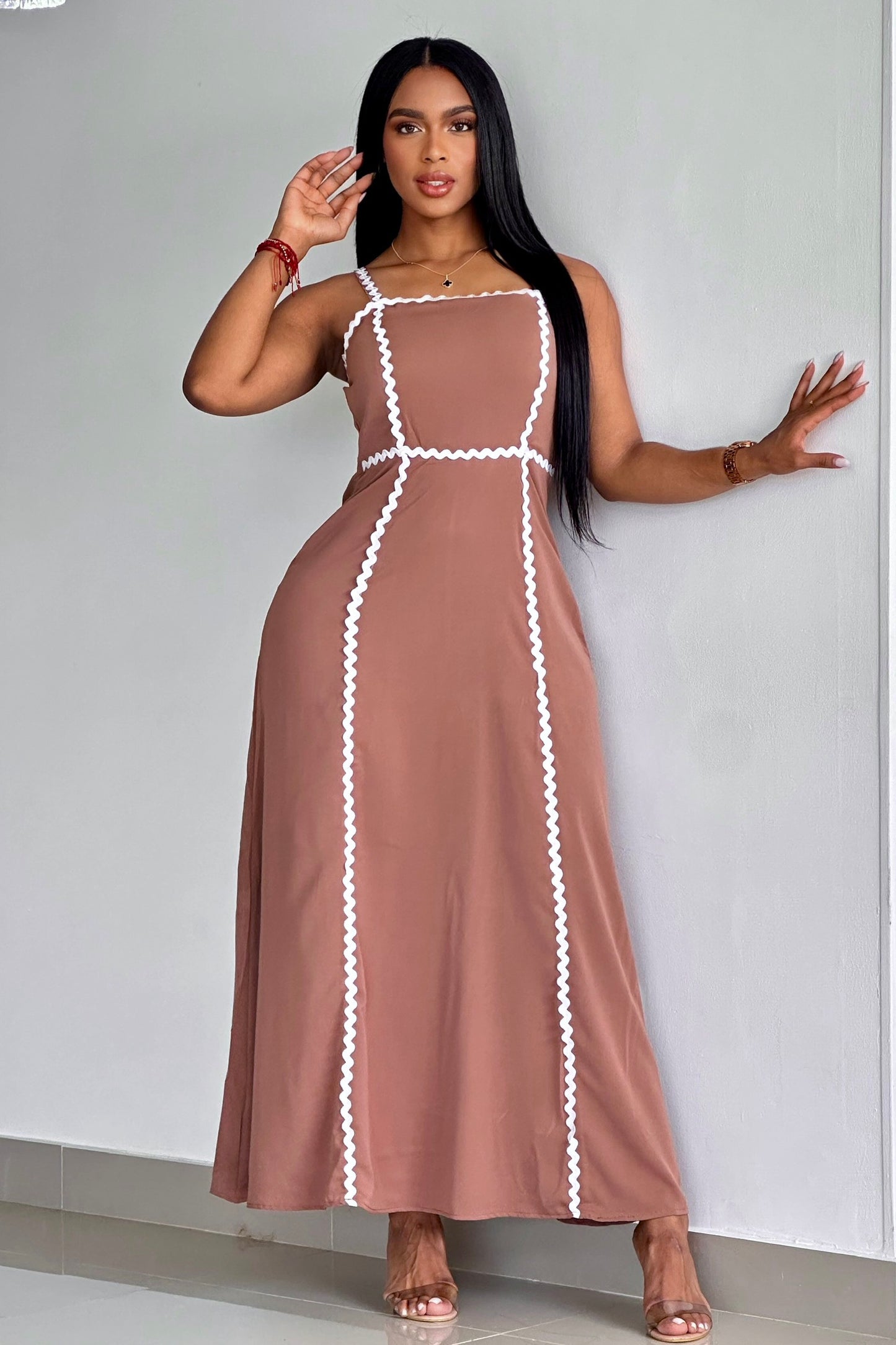 VESTIDO CON DETALLE DIPIUR- 41100