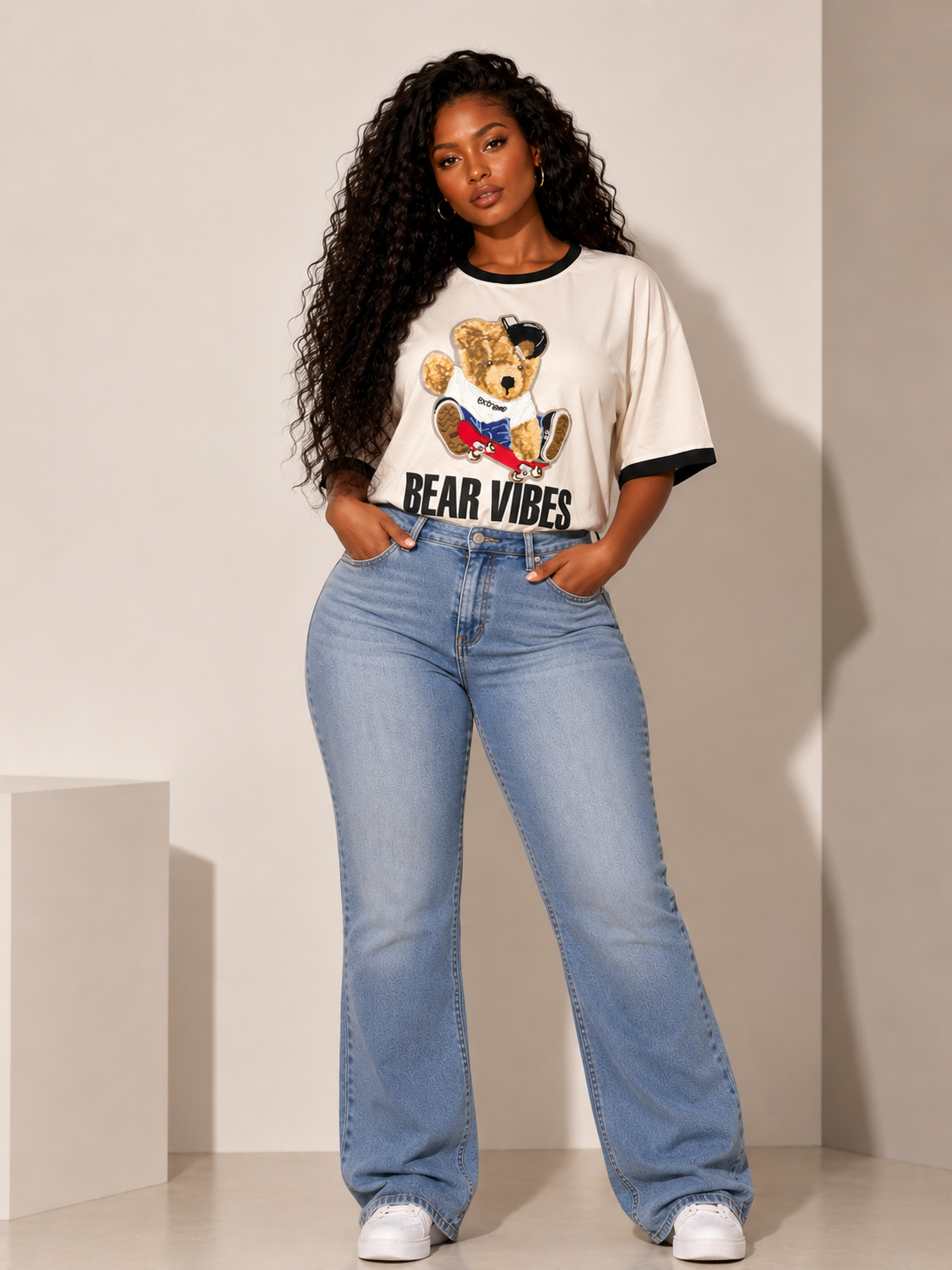 BLUSA OSO EN RELIEVE - 01889