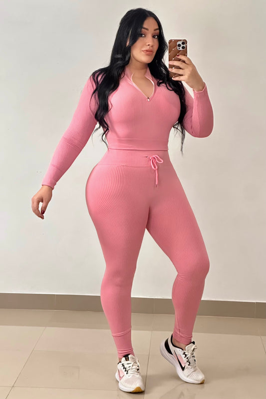 CONJUNTO DEPORTIVO EN HILO MANGA LARGA - ZHY95