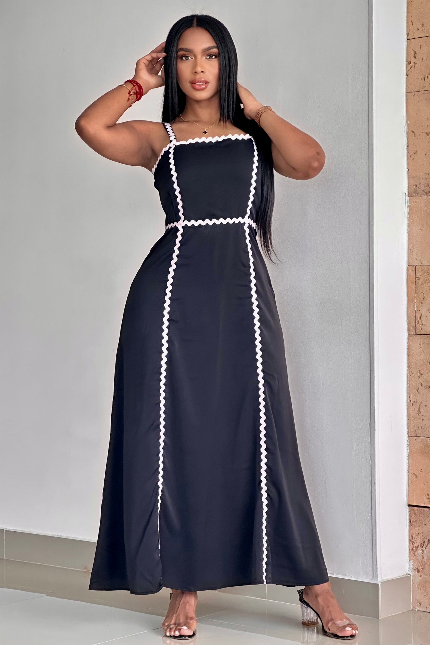 VESTIDO CON DETALLE DIPIUR- 41100