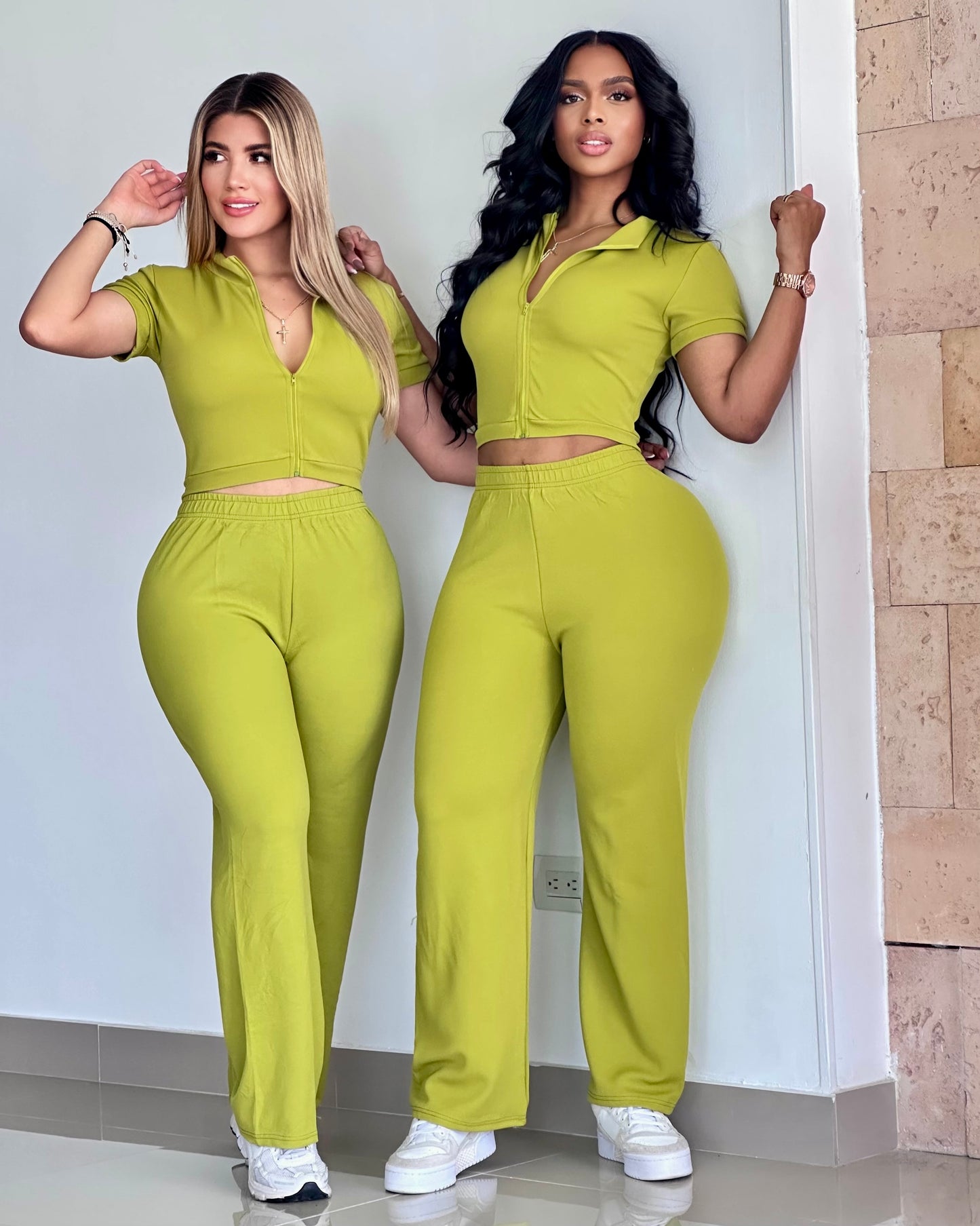 CONJUNTO RIB BLUSA CIERRE - 512