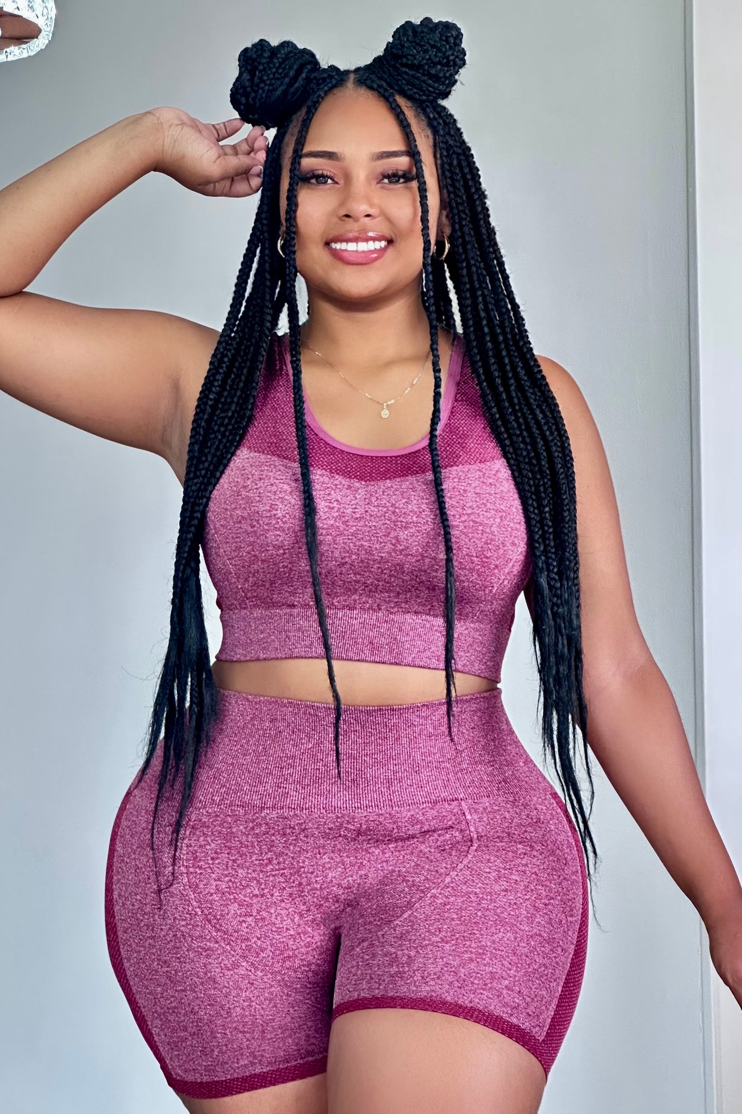 CONJUNTO CORTO BLUSA SIZA GRABADO LATERAL HILO - 15143