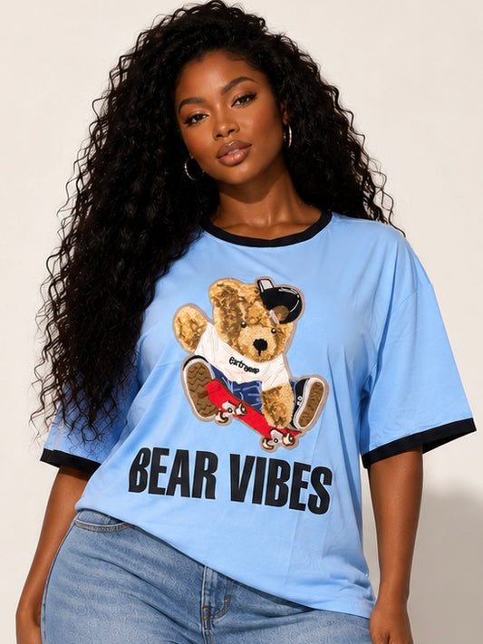 BLUSA OSO EN RELIEVE - 01889