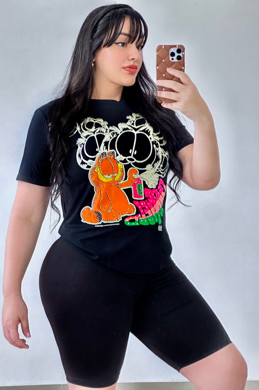 CONJUNTO GARFIELD EN LYCRA SUPLEX