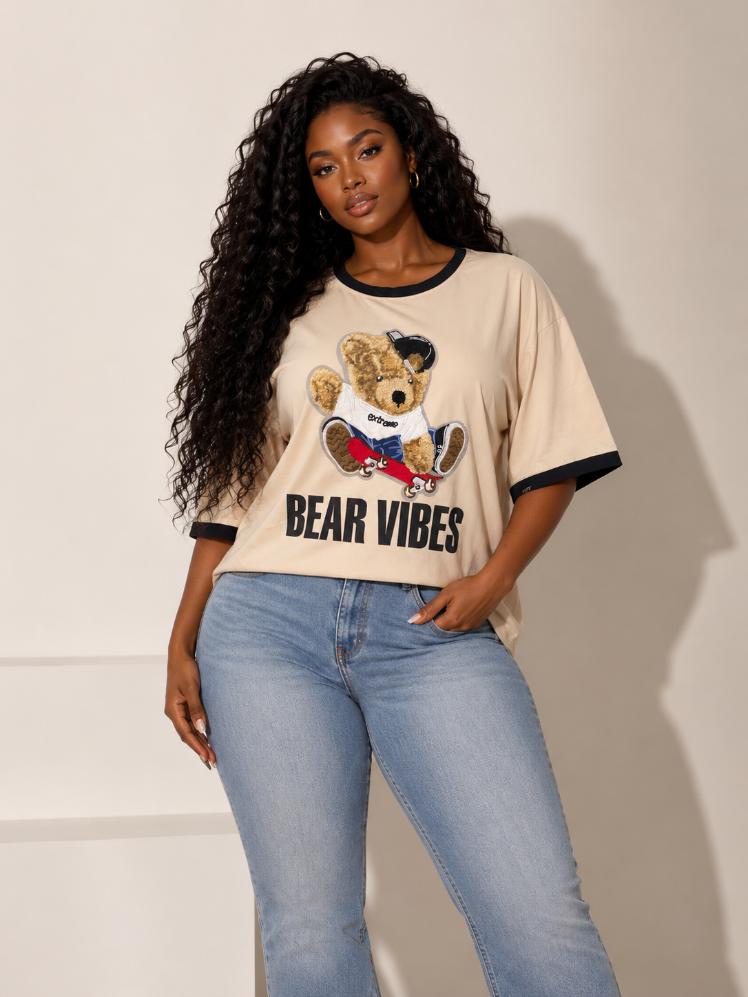 BLUSA OSO EN RELIEVE - 01889