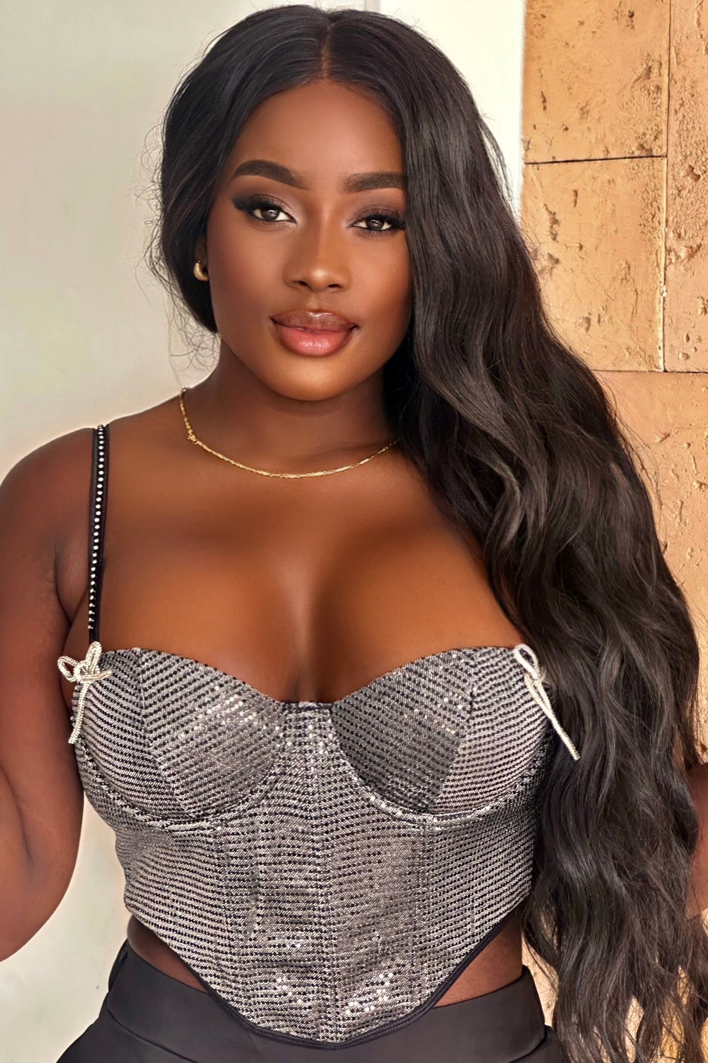 CORSET MOÑO BRILLANTE - GM2505