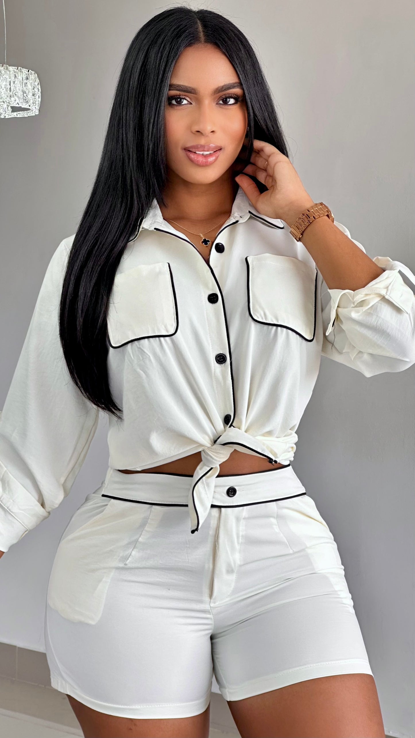 CONJUNTO CAMISERO CORTO - 66684