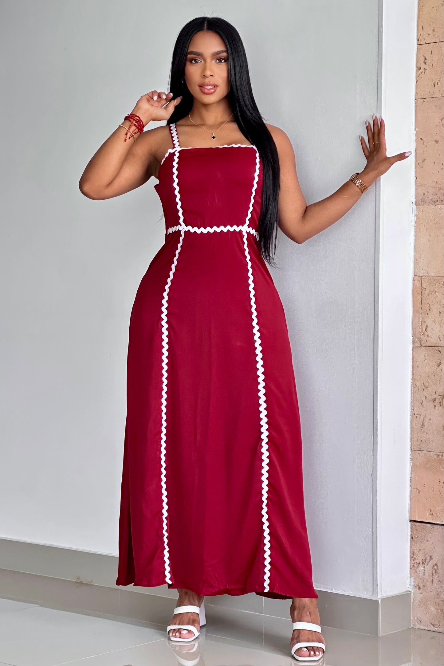 VESTIDO CON DETALLE DIPIUR- 41100