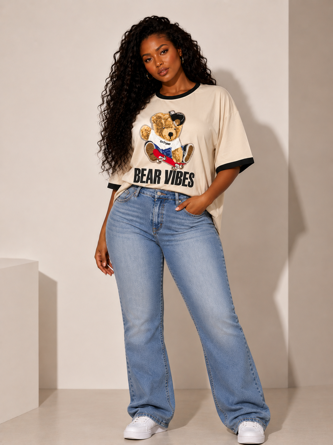 BLUSA OSO EN RELIEVE - 01889