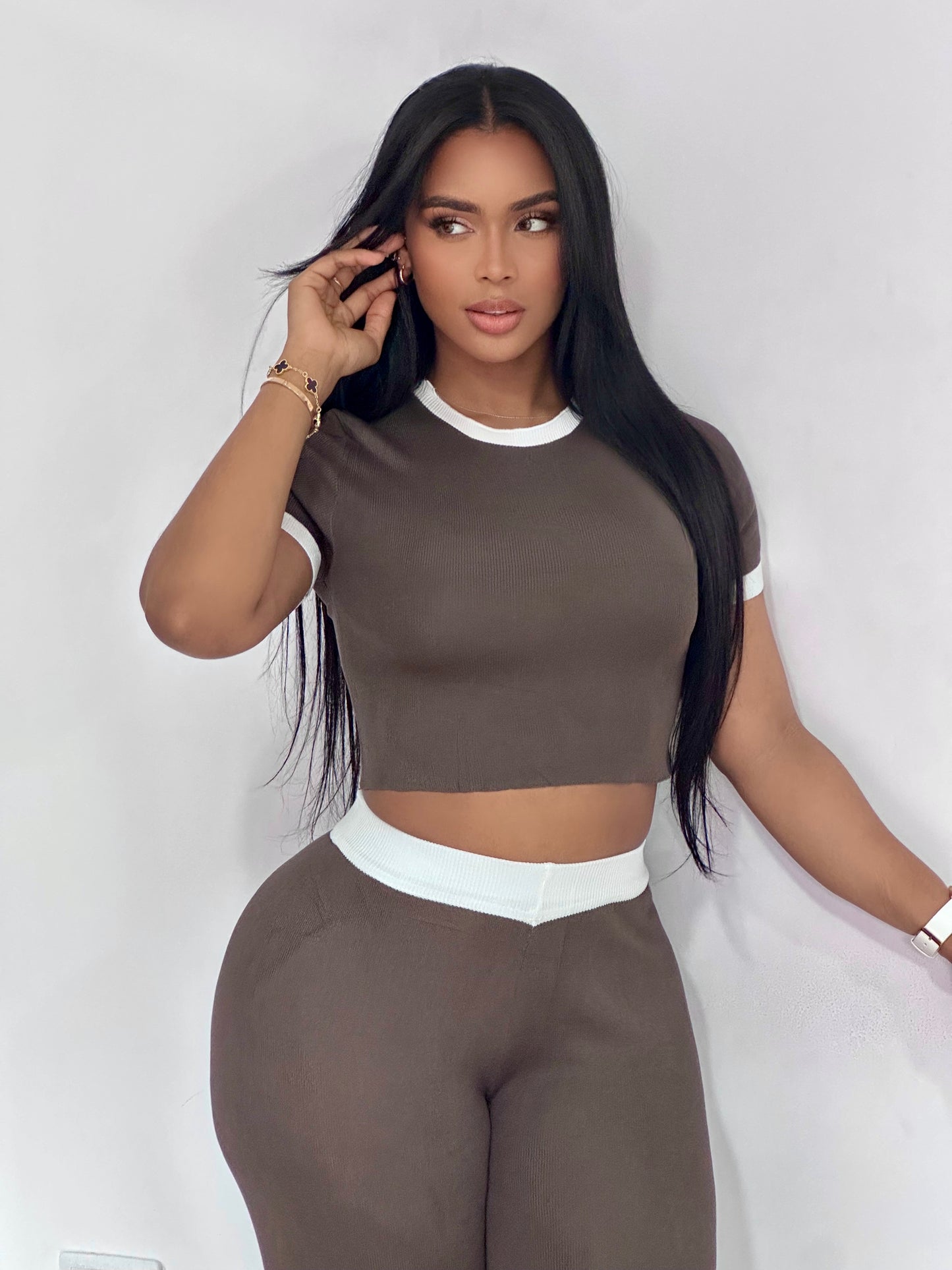 CONJUNTO DE HILO PANTALON ANCHO - MZ5432