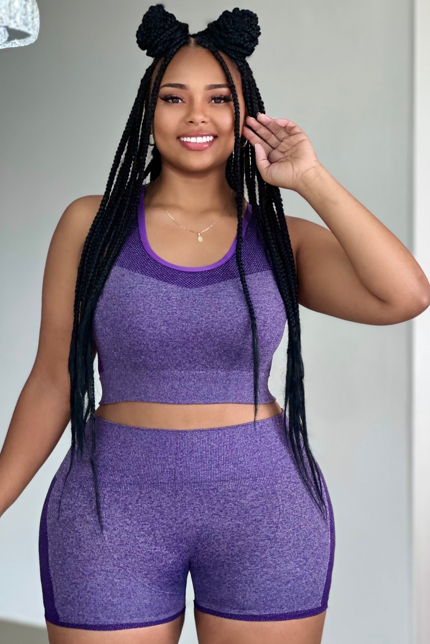CONJUNTO CORTO BLUSA SIZA GRABADO LATERAL HILO - 15143