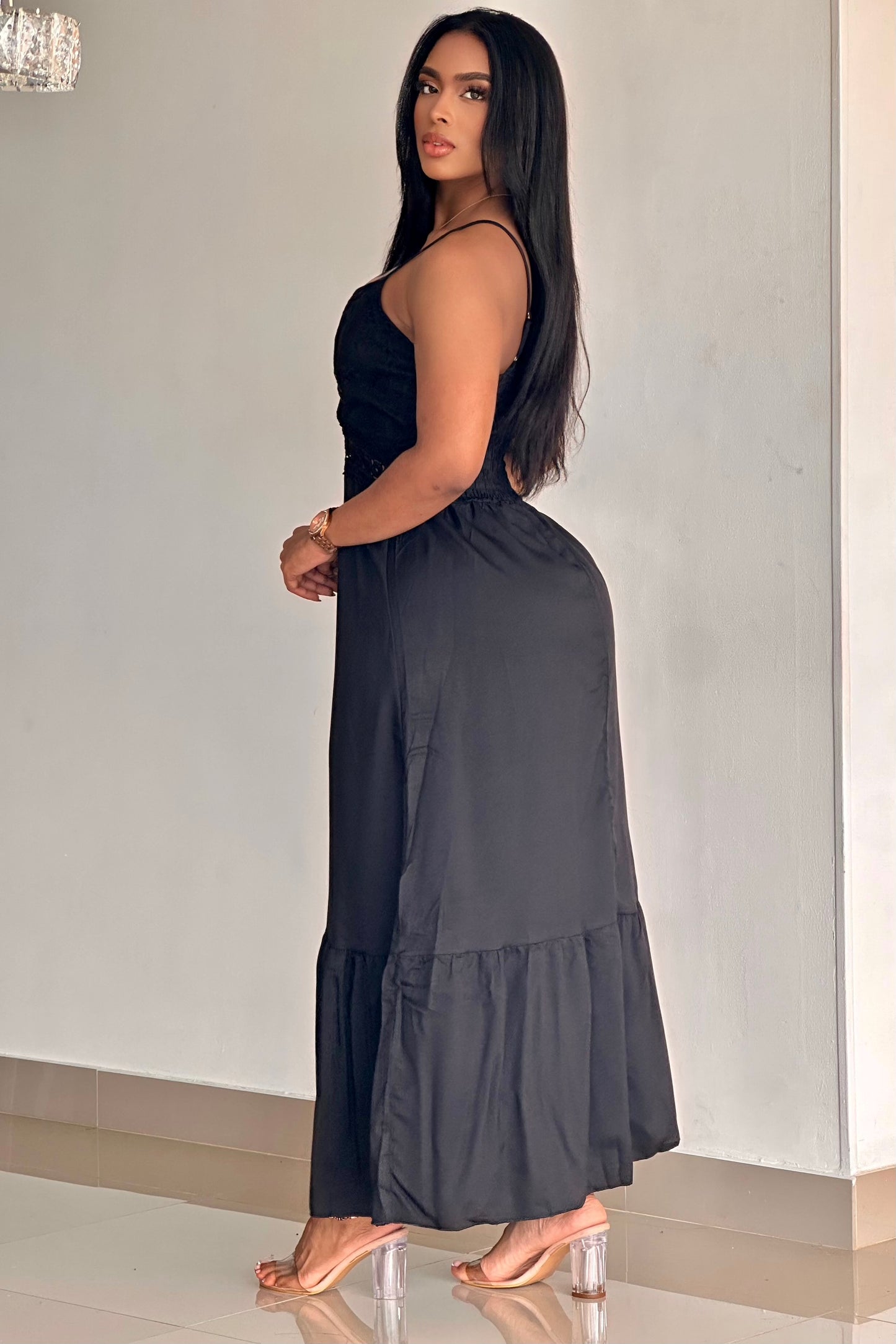 VESTIDO DIPIUR ESCOTE DELANTERO CHALIS - 08819