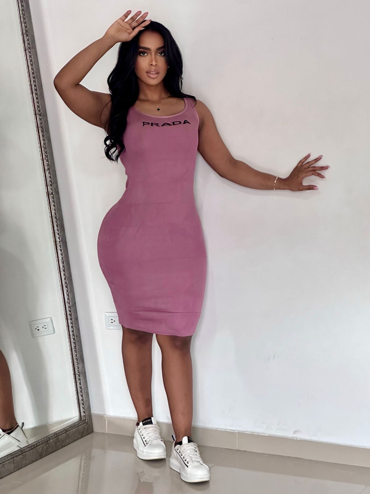 VESTIDO PR ESCOTE TRASERO - MZ5168