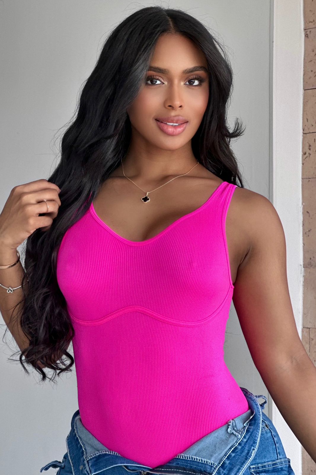 BODY BASICO UNICOLOR MAGA SIZA - S035