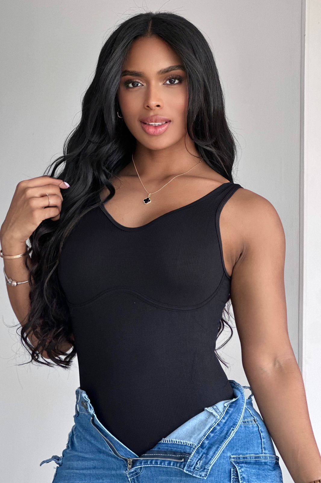 BODY BASICO UNICOLOR MAGA SIZA - S035