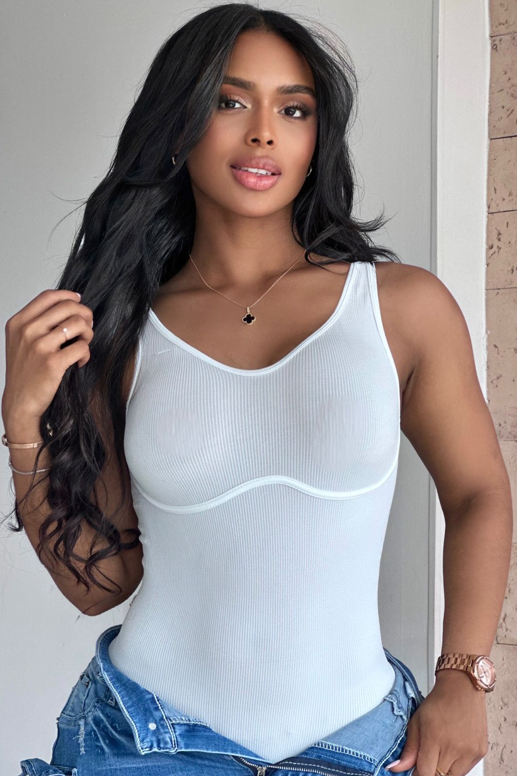 BODY BASICO UNICOLOR MAGA SIZA - S035