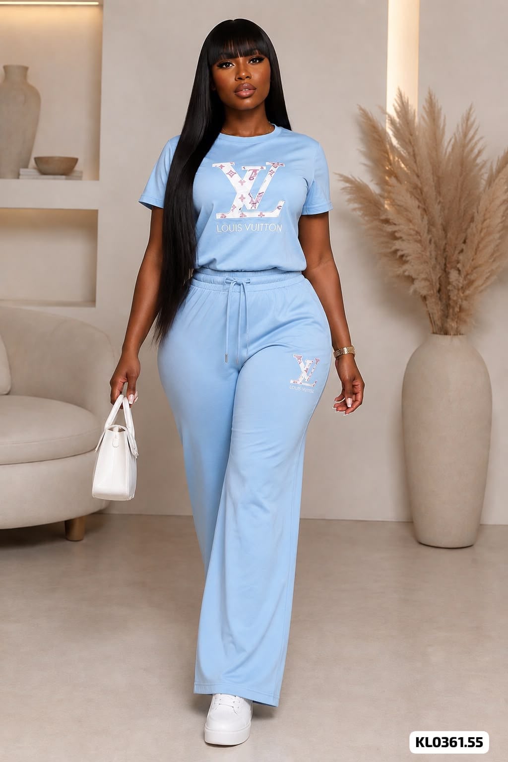 CONJUNTO LV EN ALGODON - KL0361