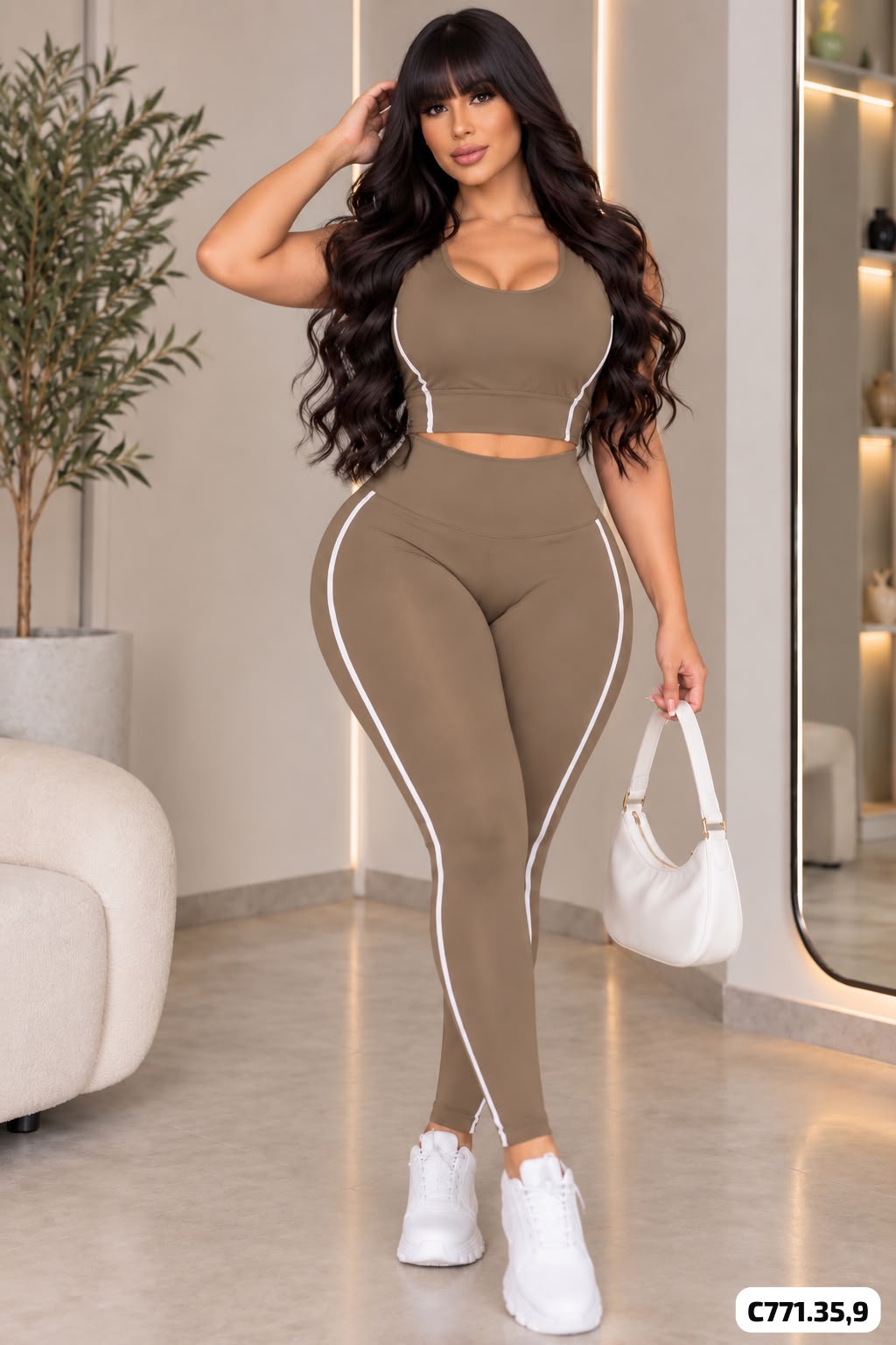 CONJUNTO DEPORTIVO LINEAS MANGA SISA - C771