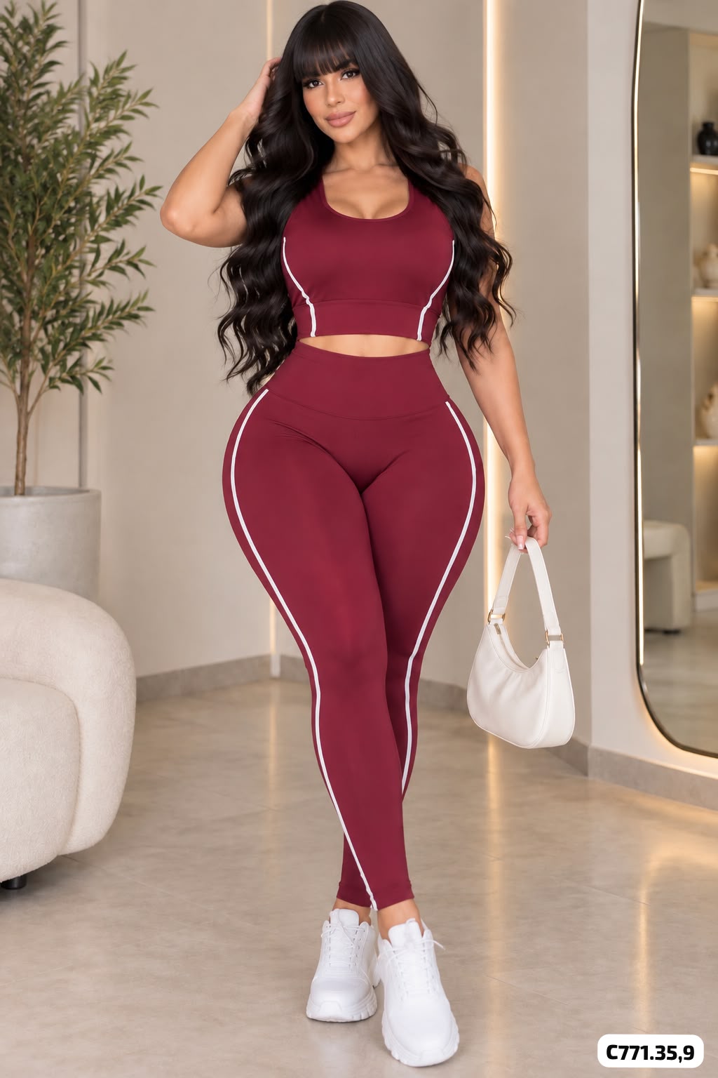CONJUNTO DEPORTIVO LINEAS MANGA SISA - C771