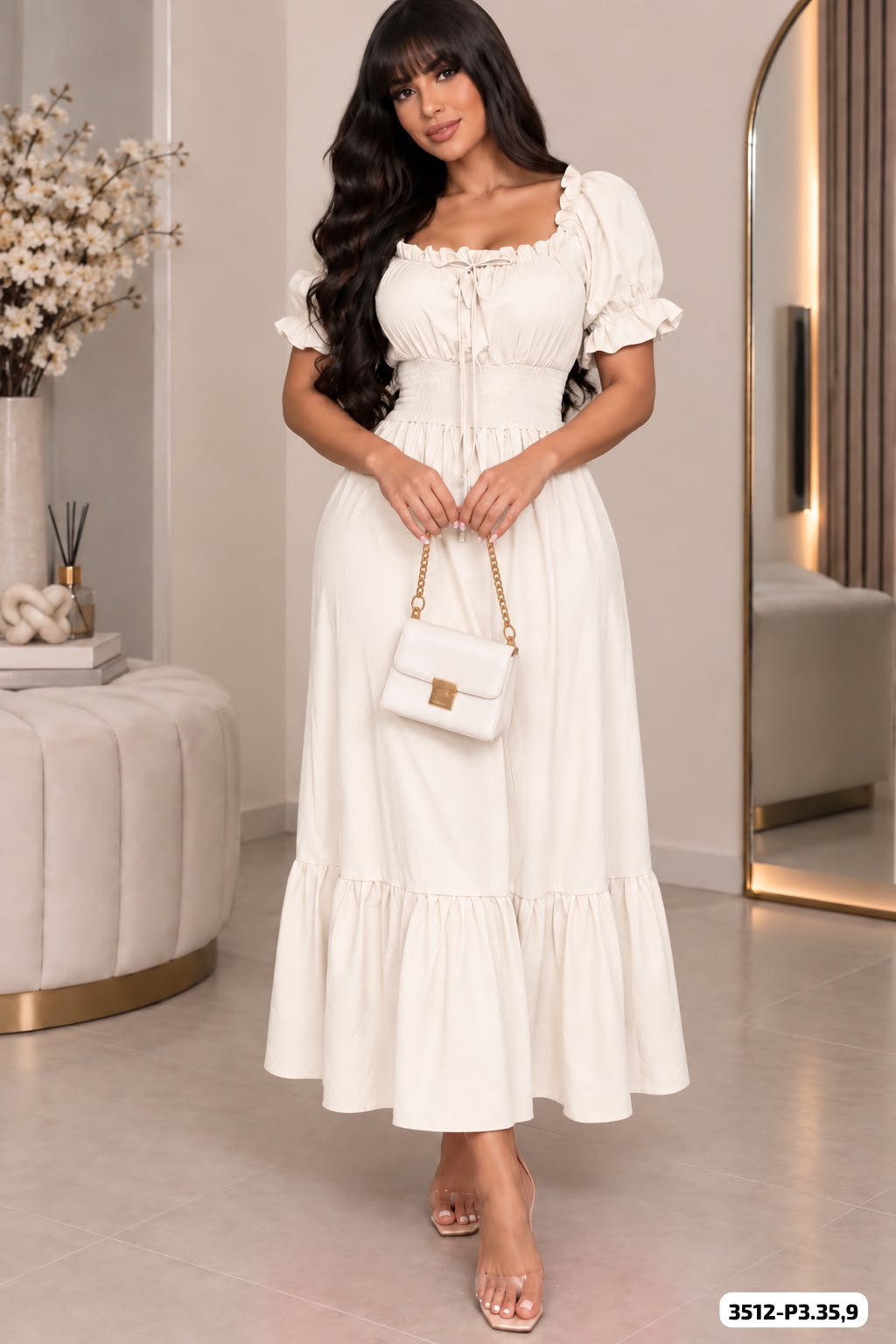 VESTIDO CHALIS RESORTE - 3512-P3