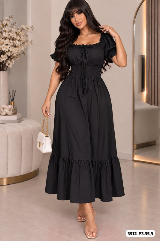 VESTIDO CHALIS RESORTE - 3512-P3