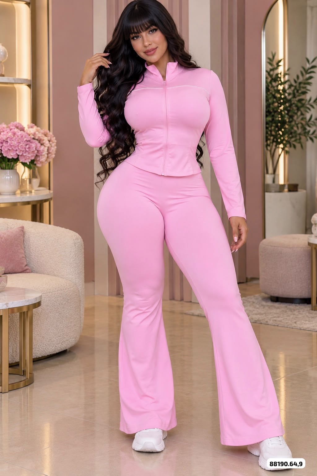 CONJUNTO SEAMLESS AMERICANO MANGA LARGA - 88190