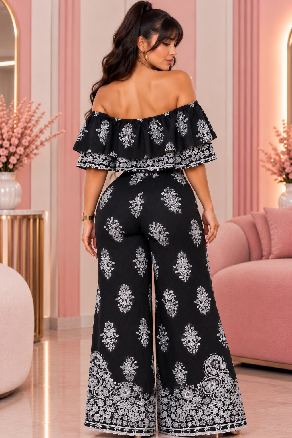 CONJUNTO CUELLO BANDEJA BOLERO LARGO - G6013